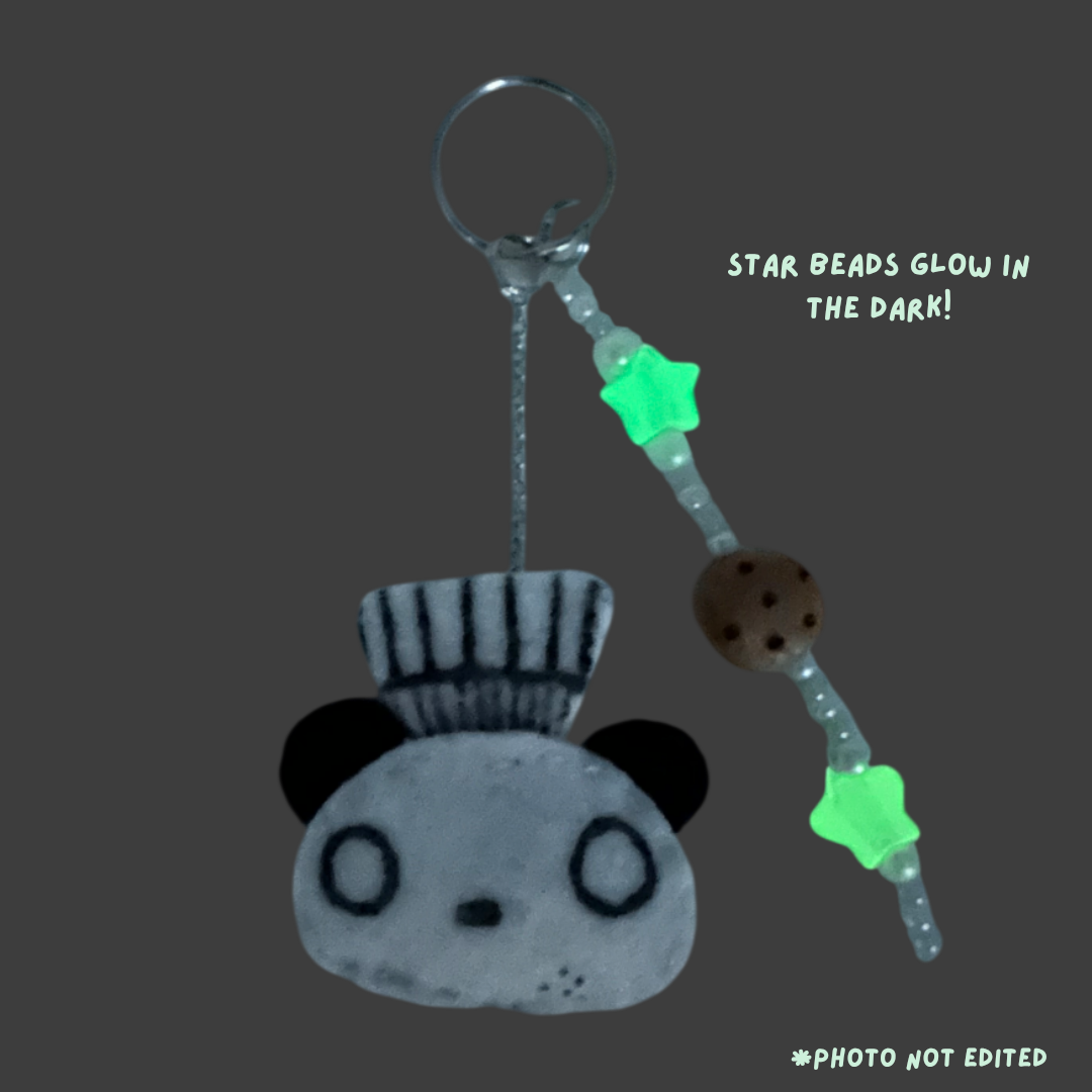 Pandatisserie Felt Keychain w/ Additional Accessory